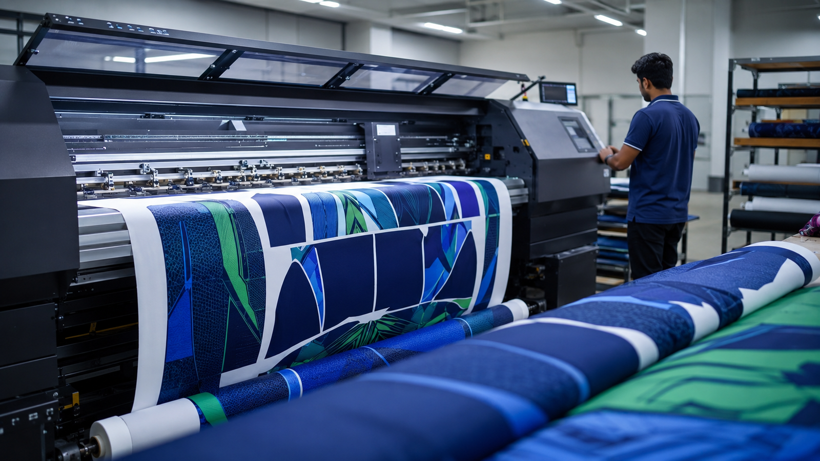 Sportswear colour and print development