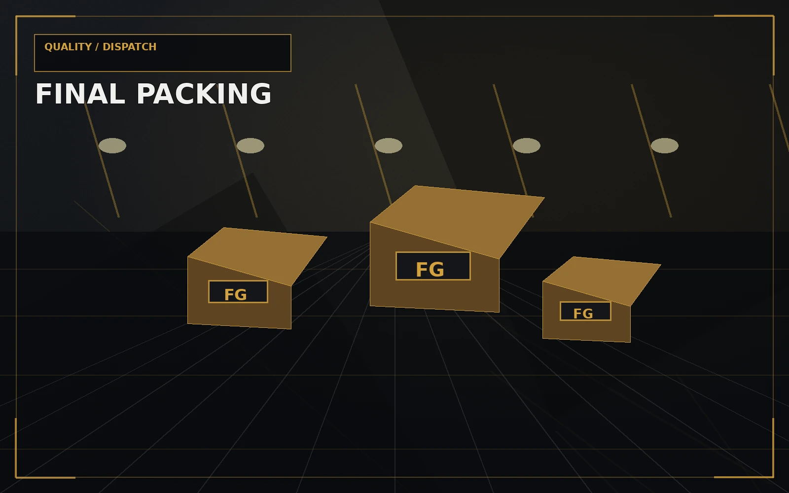 Final quality packing and dispatch
