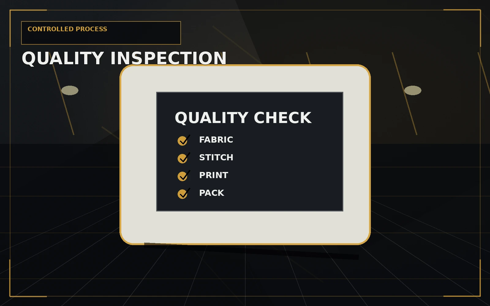 Quality inspection and product checks