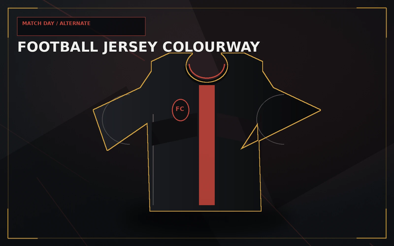 Pro football jersey alternate colourway