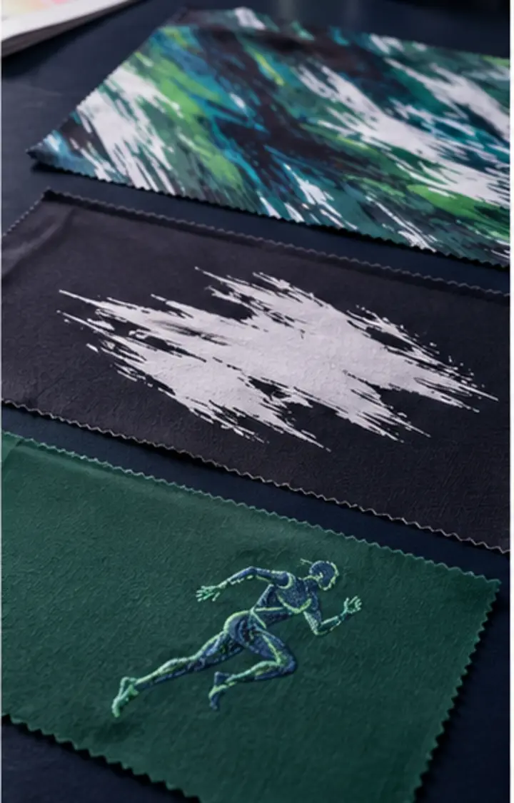 Sublimation, print and embroidery development trials