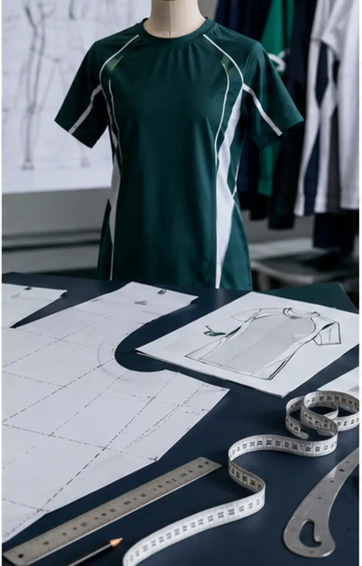 Sportswear pattern and fit development