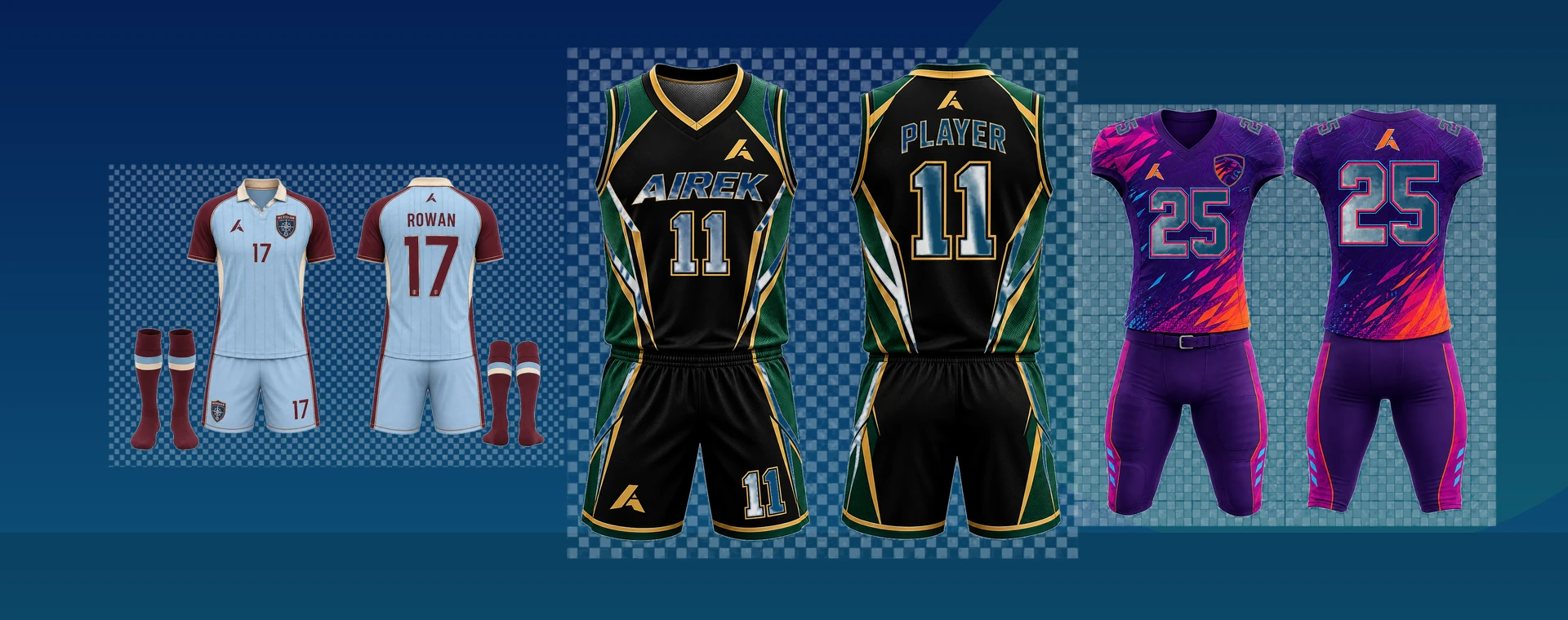Custom Golf Uniforms details