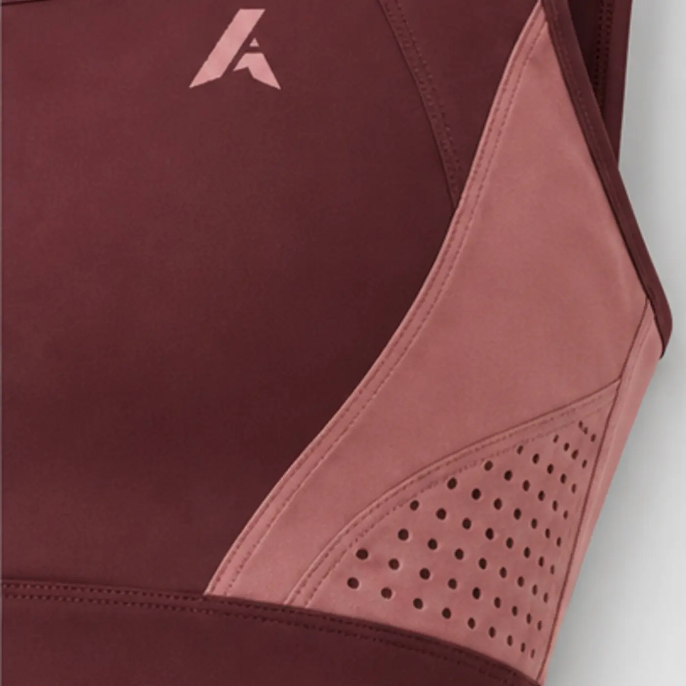 Sports Bra Reference 02 — fabric and construction detail