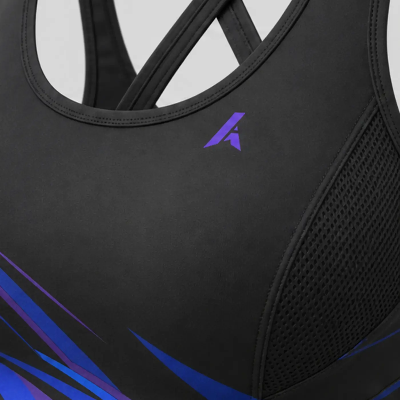 Sports Bra Reference 04 — fabric and construction detail