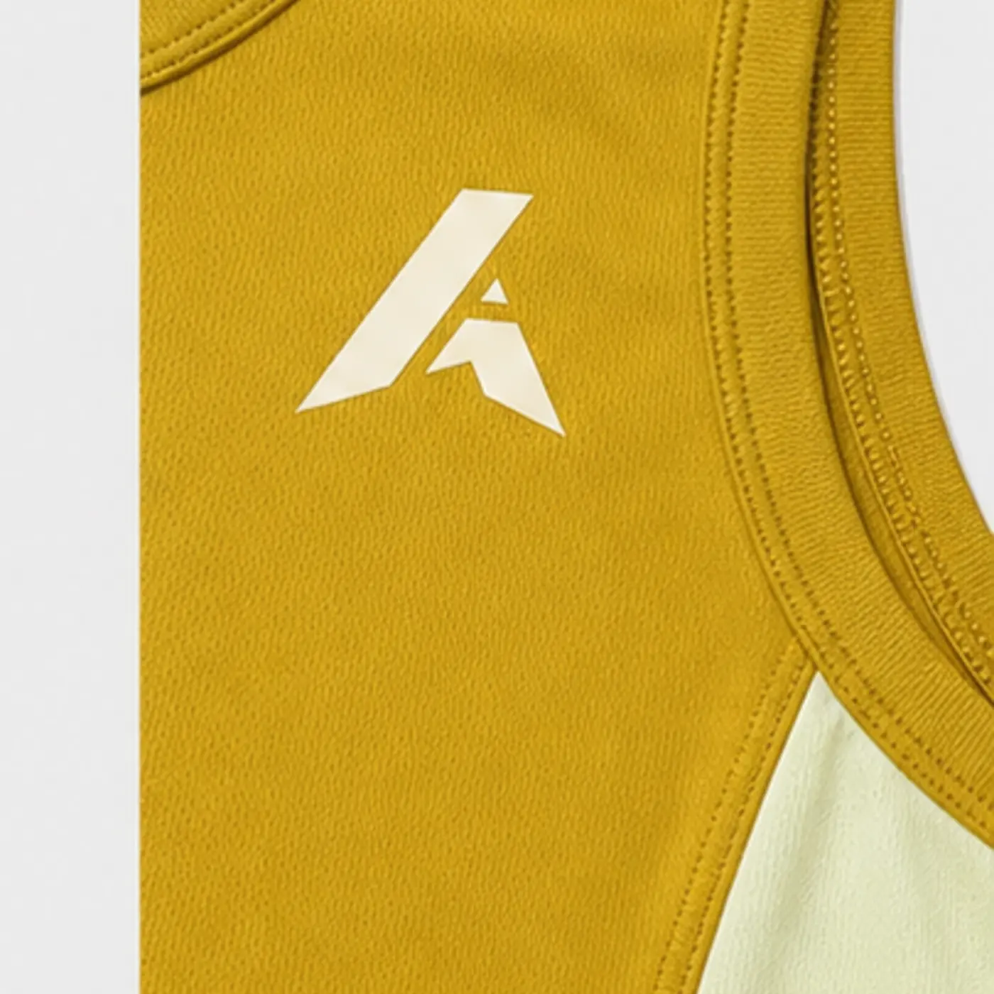Performance Tank Top Reference 01 — fabric and construction detail