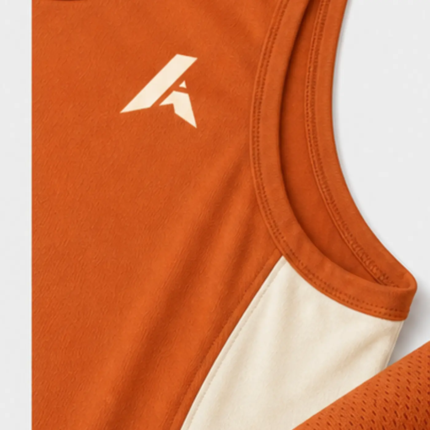 Performance Tank Top Reference 02 — fabric and construction detail