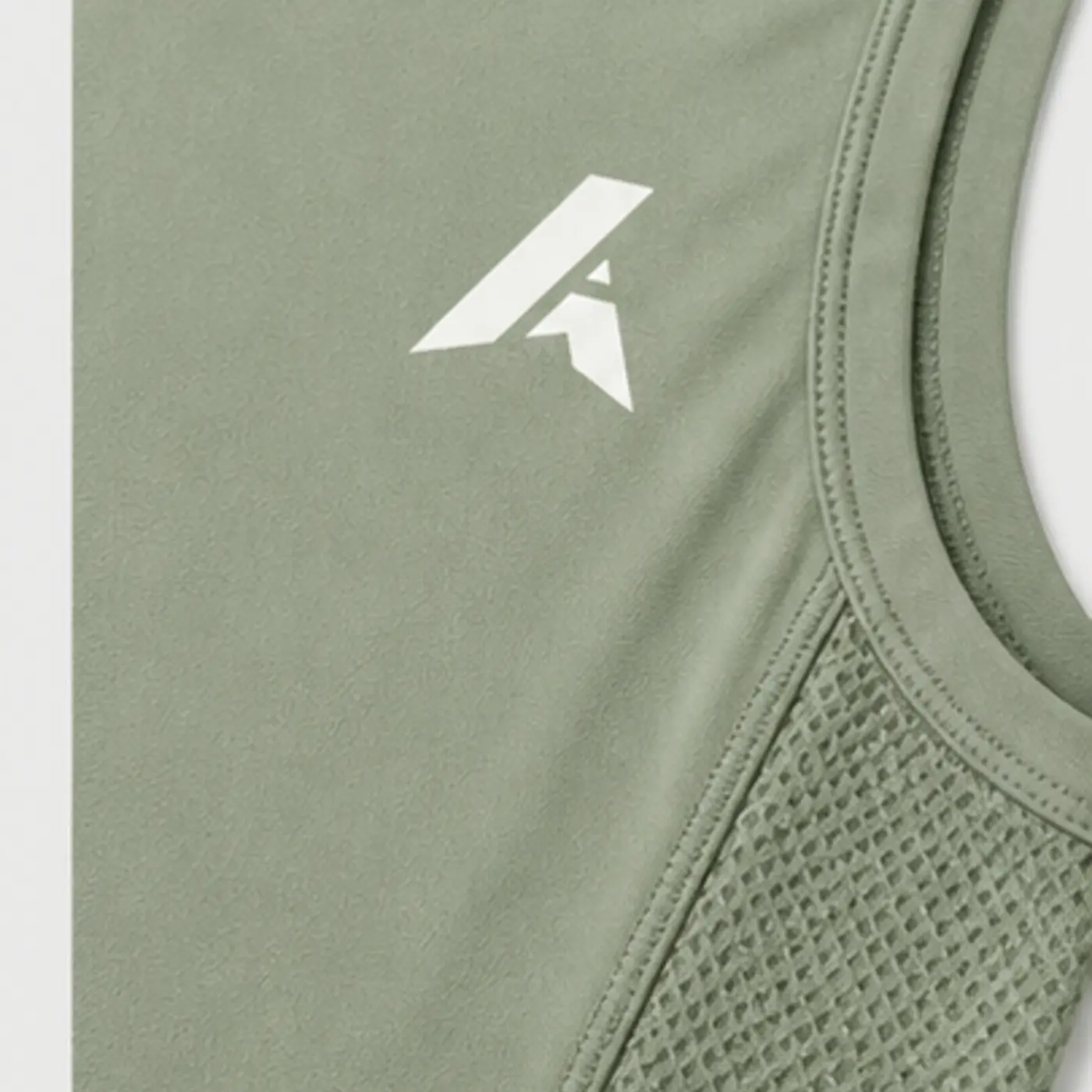 Performance Tank Top Reference 04 — fabric and construction detail