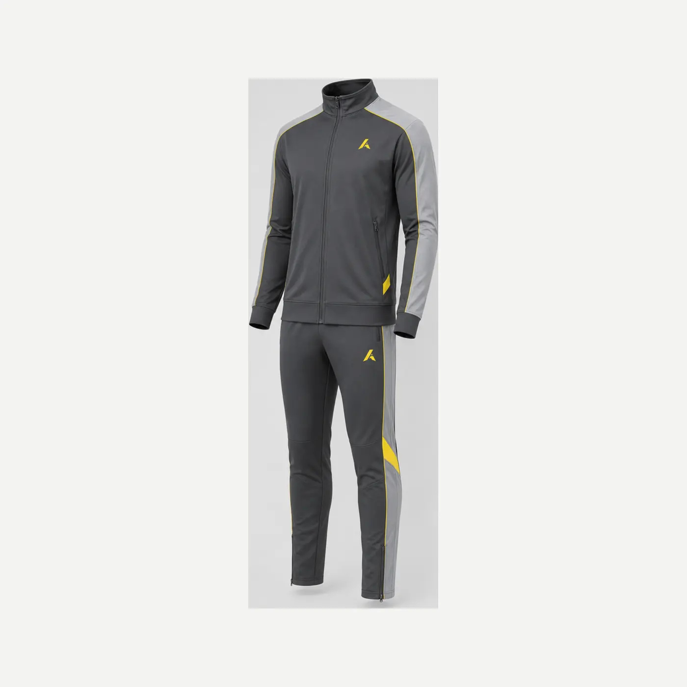 Performance Tracksuit Reference 01 — three-quarter view