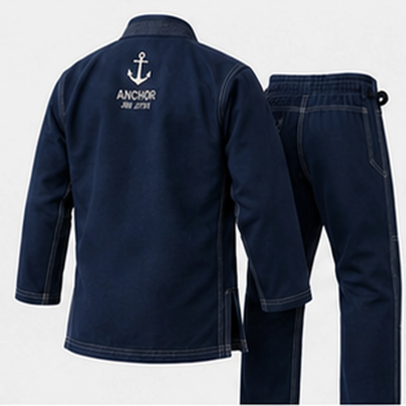 Anchor Navy BJJ Gi — back view
