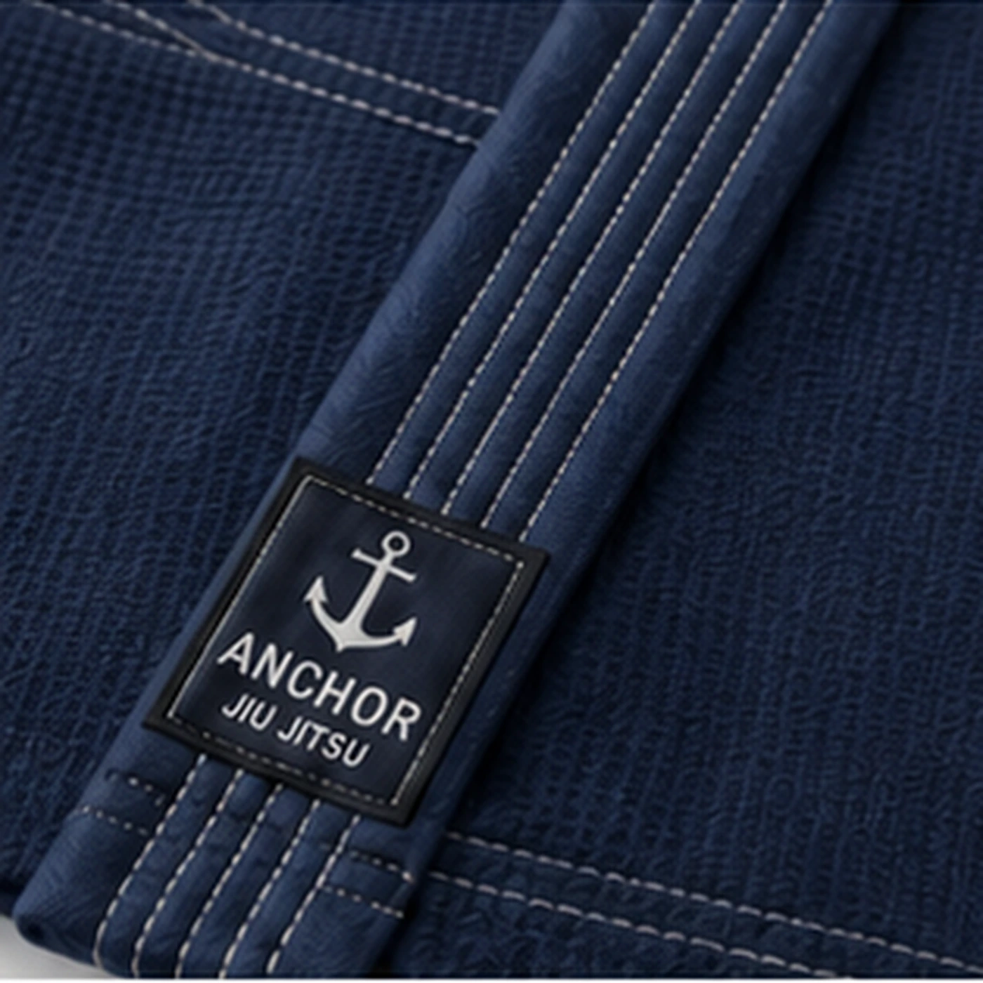 Anchor Navy BJJ Gi — fabric and construction details