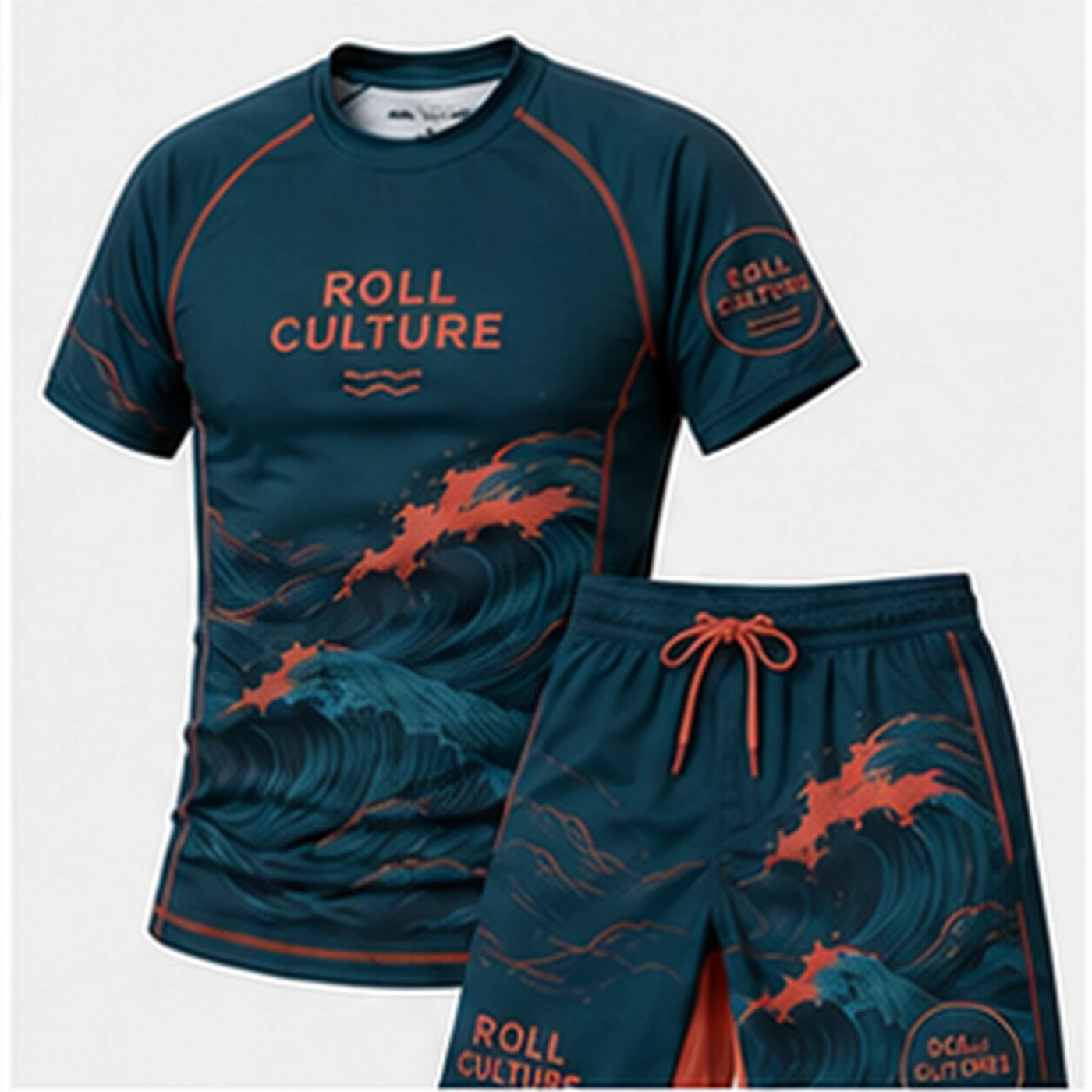 Roll Culture No-Gi Grappling Set — three-quarter angle view