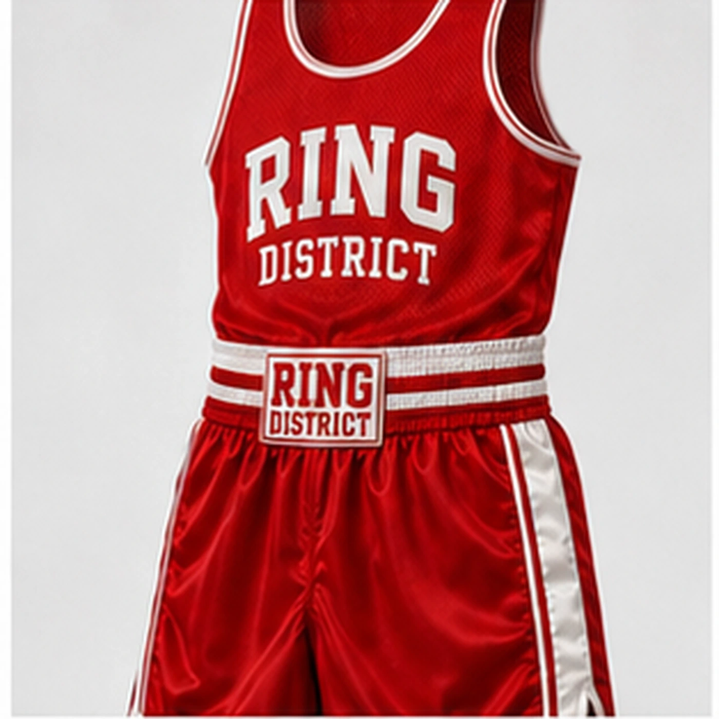 Ring District Boxing Uniform — three-quarter angle view
