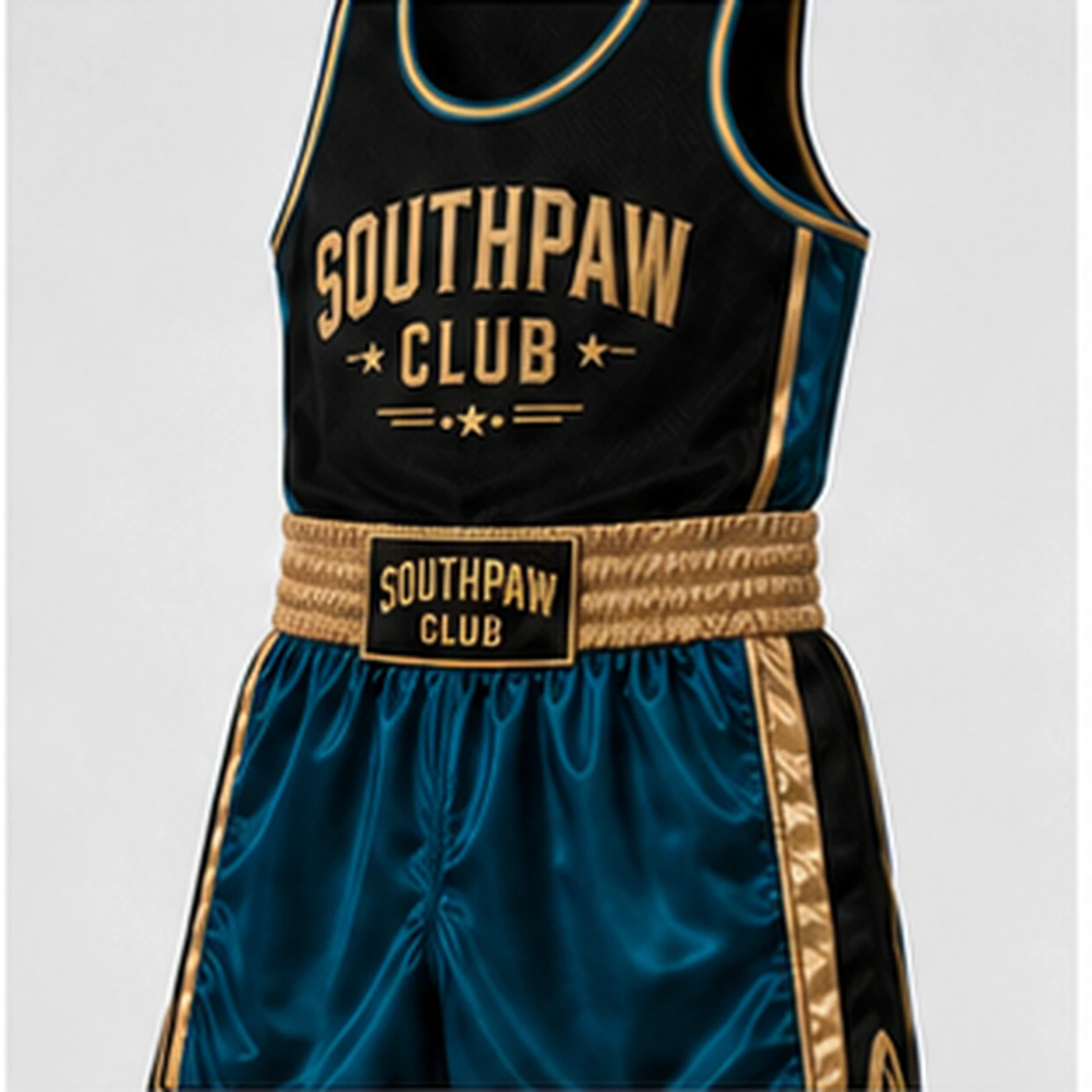 Southpaw Club Boxing Uniform — three-quarter angle view
