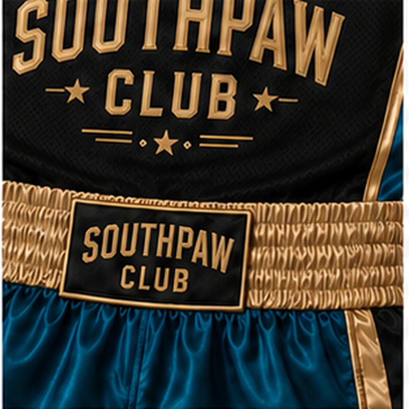 Southpaw Club Boxing Uniform — fabric and construction details