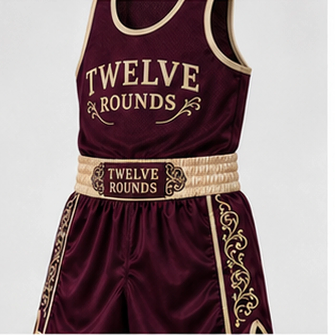 Twelve Rounds Boxing Uniform — three-quarter angle view