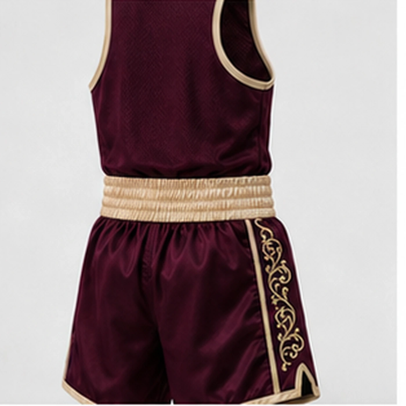 Twelve Rounds Boxing Uniform — back view