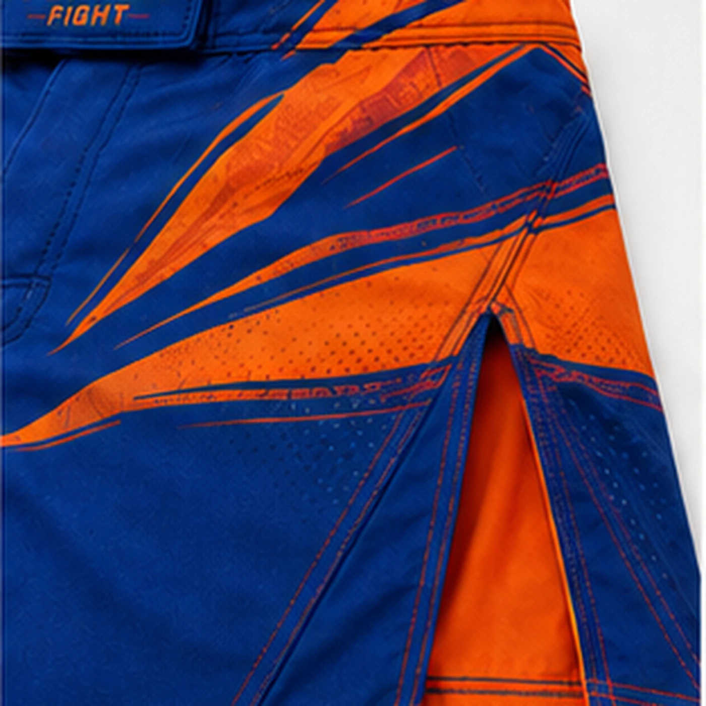 Vortex Strike MMA Fight Shorts — fabric and construction details