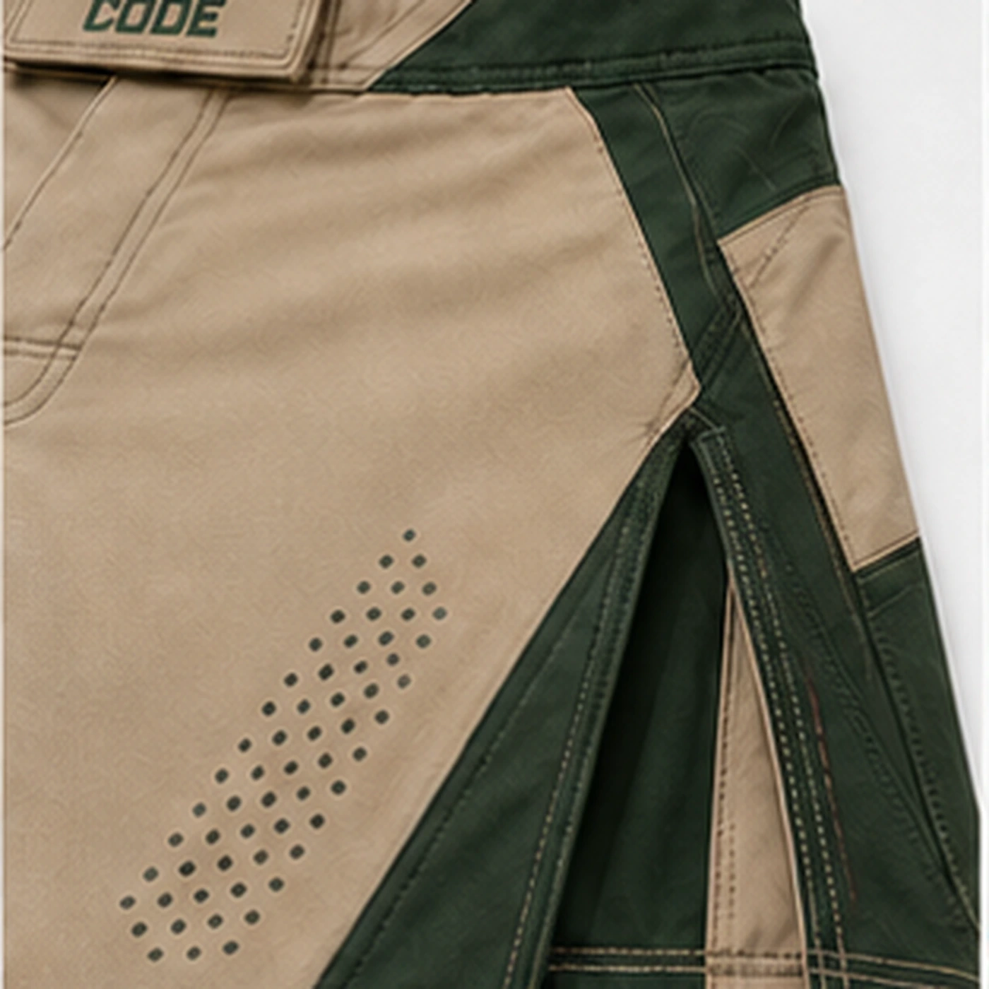 Ground Code MMA Fight Shorts — fabric and construction details