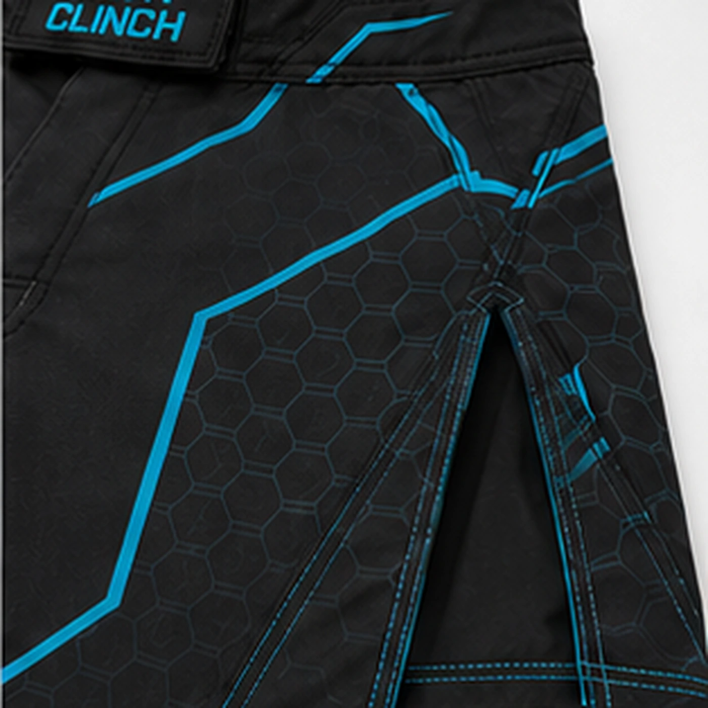 Night Clinch MMA Fight Shorts — fabric and construction details