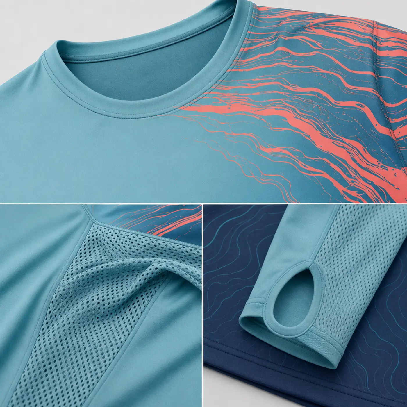 Fishing Wear Reference 01 — fabric and construction details