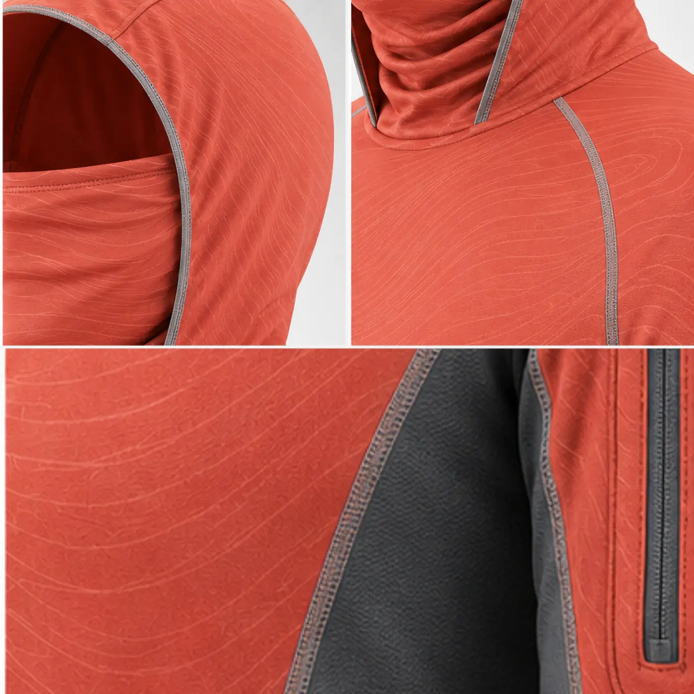 Fishing Wear Reference 02 — fabric and construction details