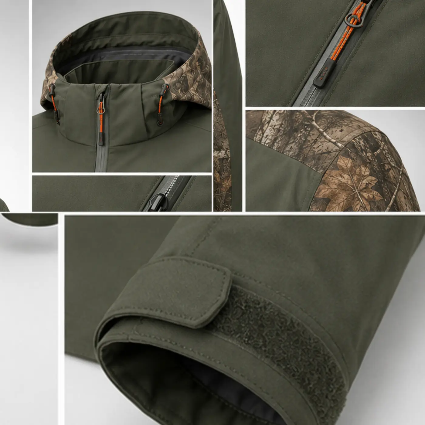 Hunting Wear Reference 01 — fabric and construction details