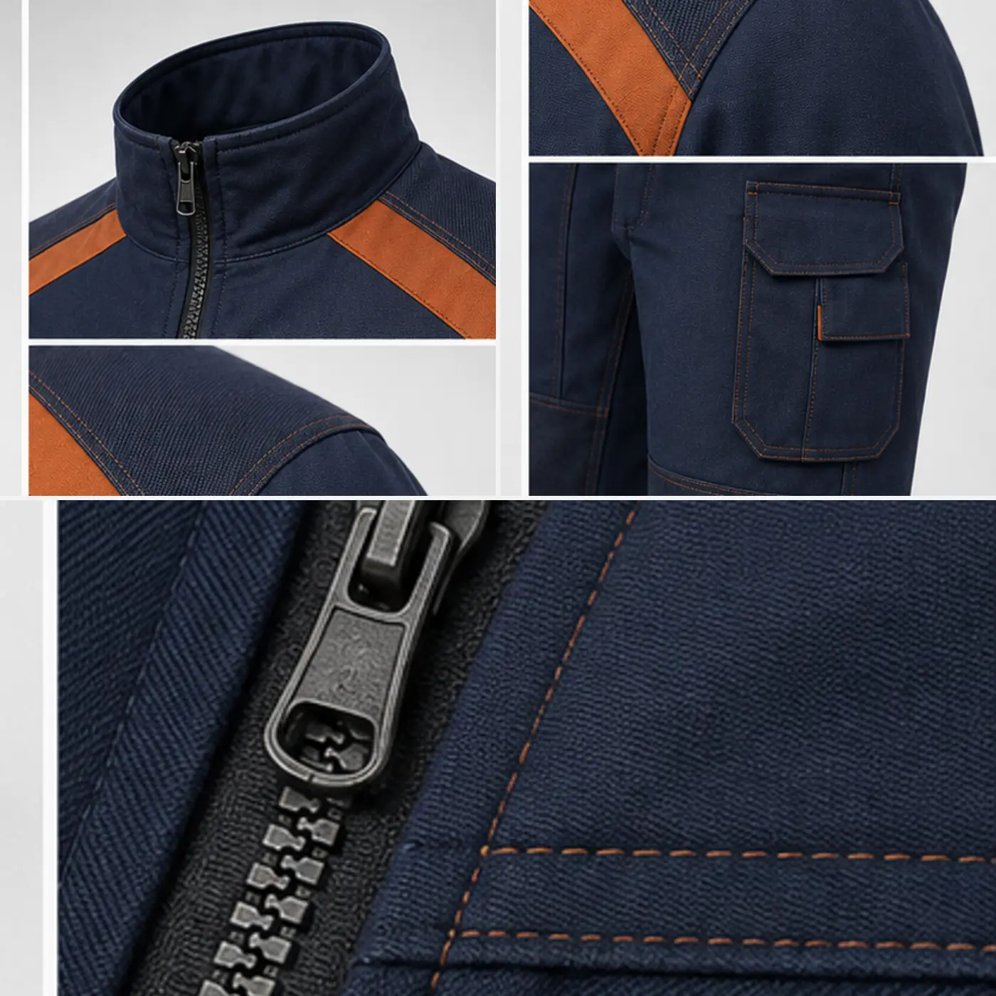Outdoor Workwear Reference 01 — fabric and construction details