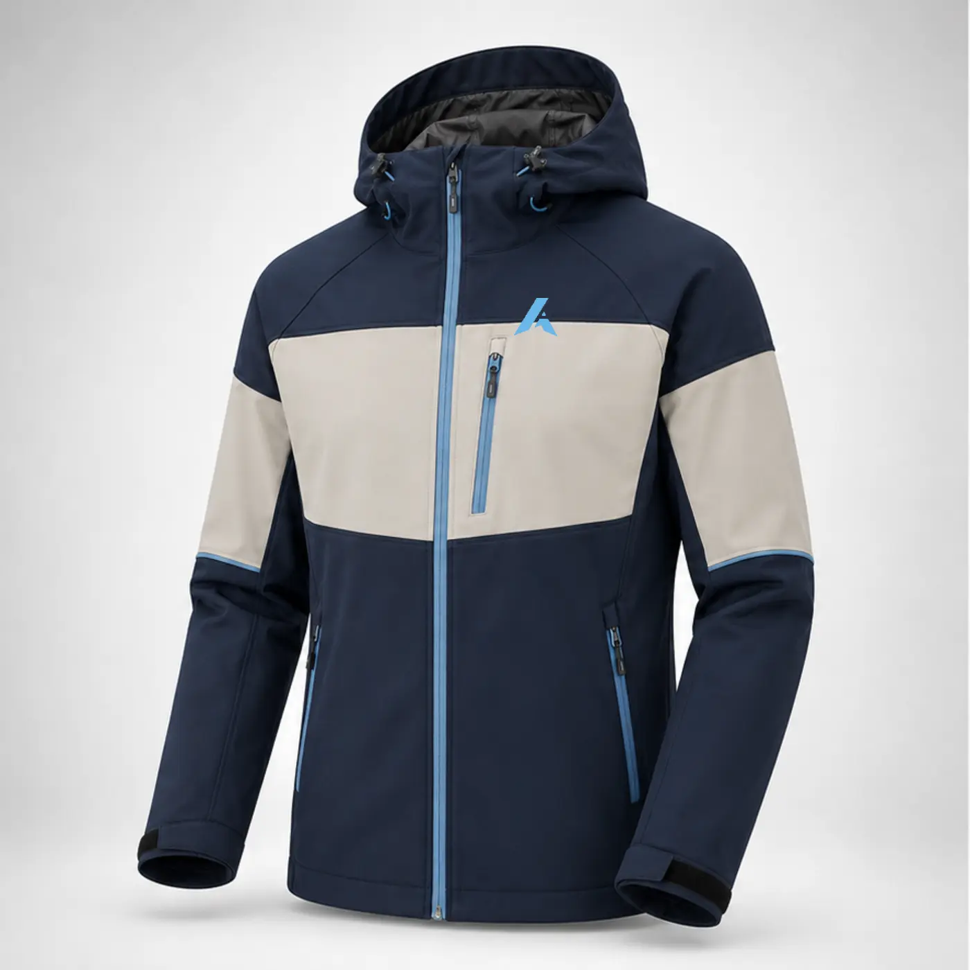Softshell Jacket Reference 02 — three-quarter angle view