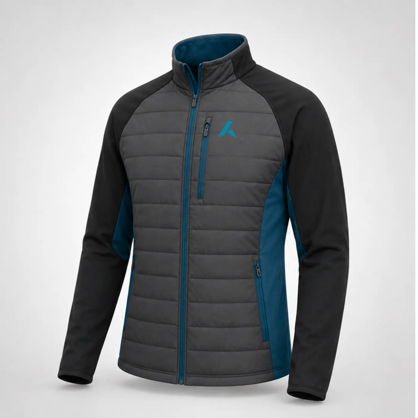 Softshell Jacket Reference 03 — three-quarter angle view