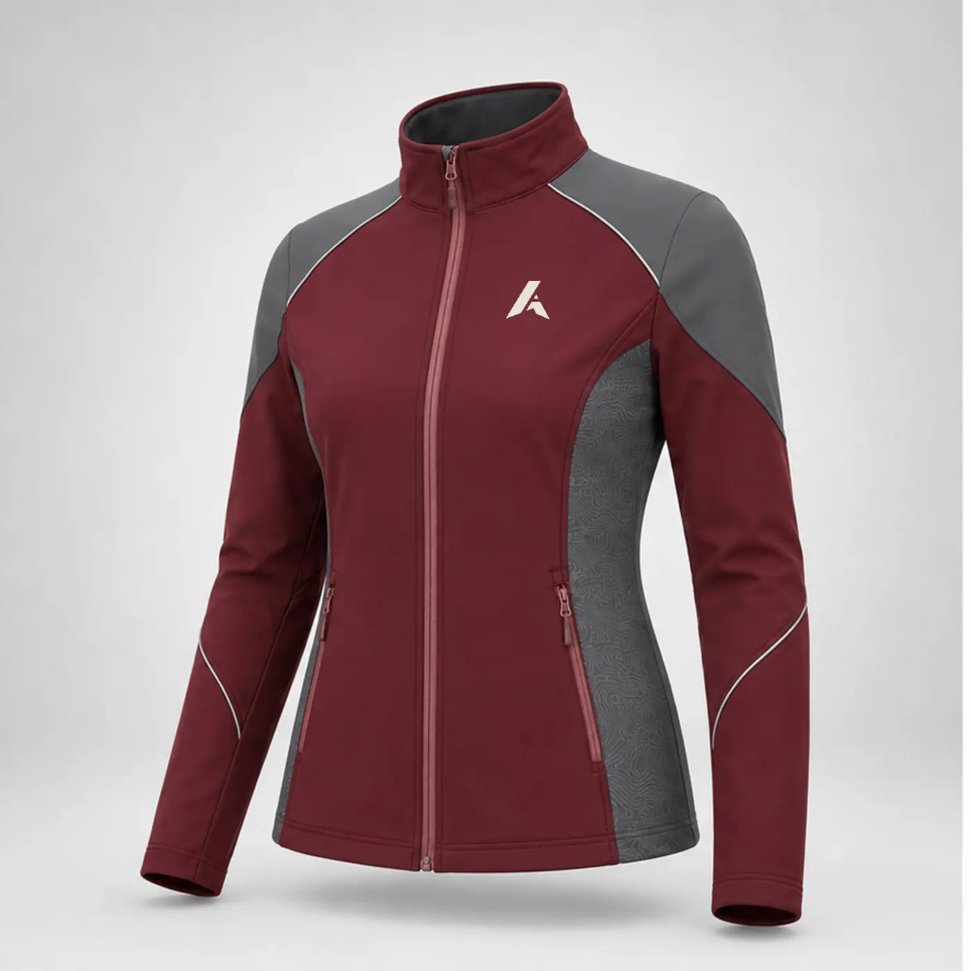 Softshell Jacket Reference 04 — three-quarter angle view