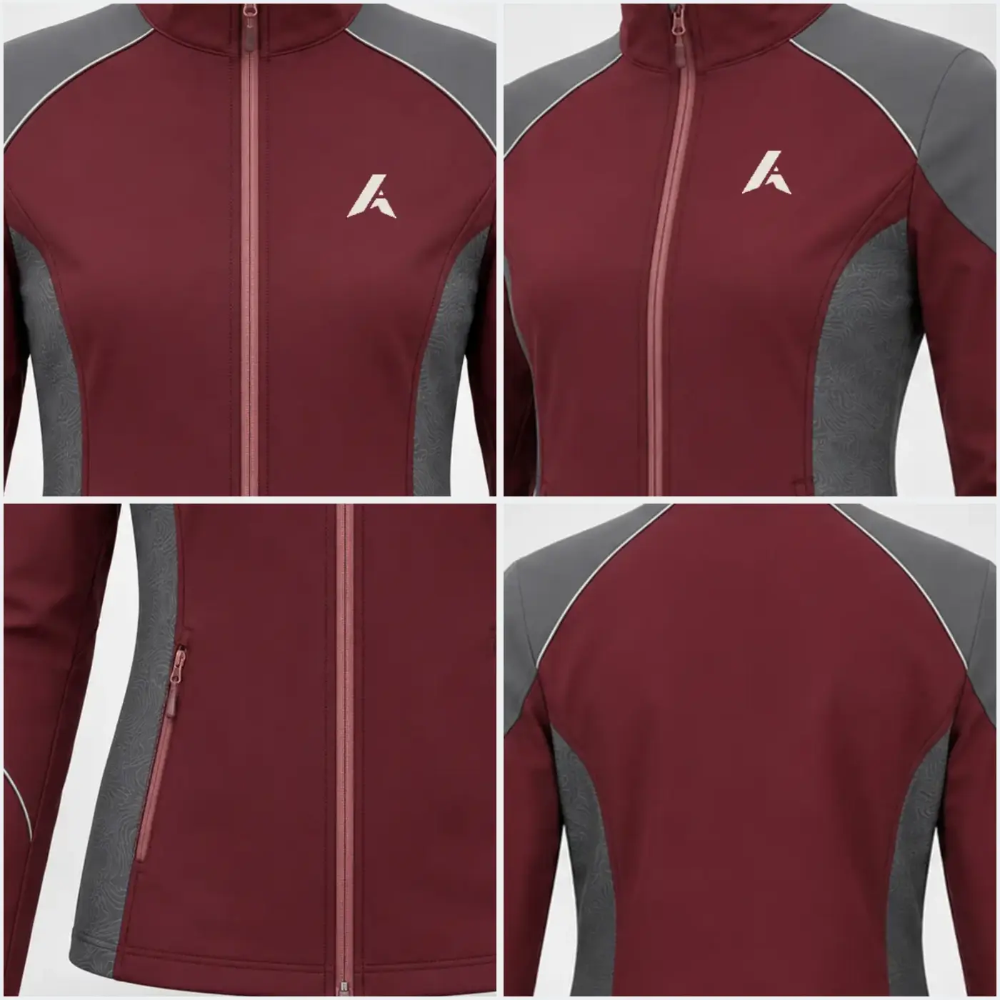 Softshell Jacket Reference 04 — fabric and construction details