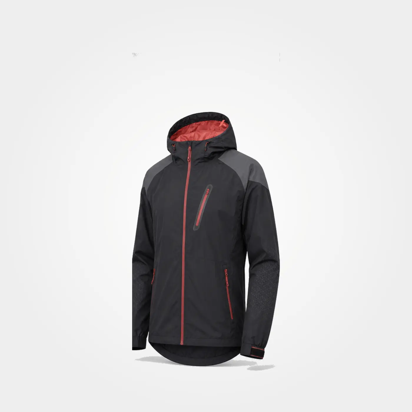 Outdoor Windbreaker Reference 01 — three-quarter angle view