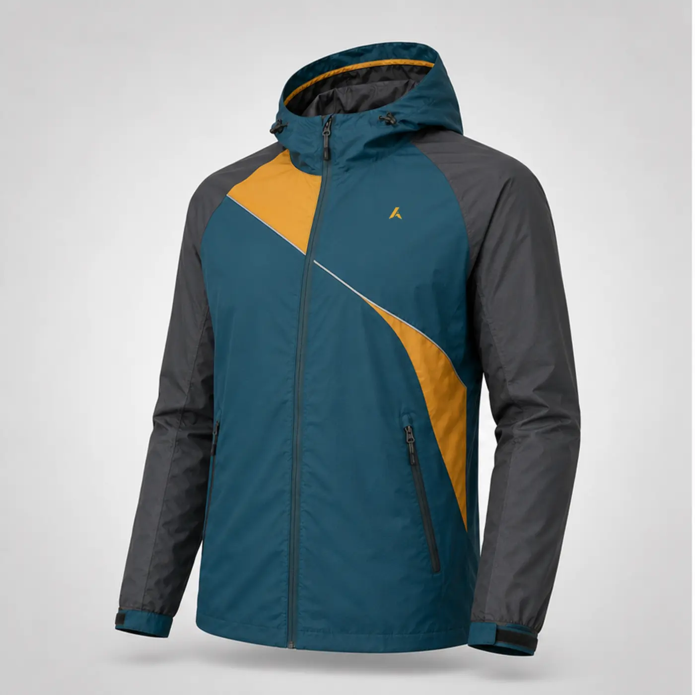 Outdoor Windbreaker Reference 02 — three-quarter angle view