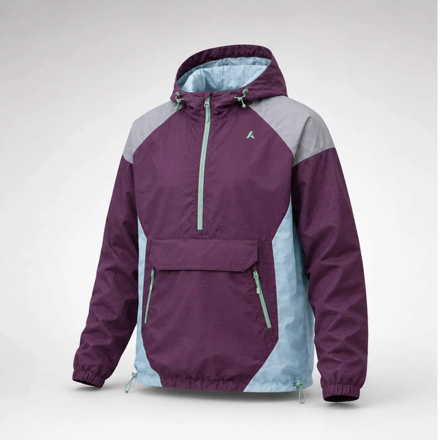 Outdoor Windbreaker Reference 04 — three-quarter angle view