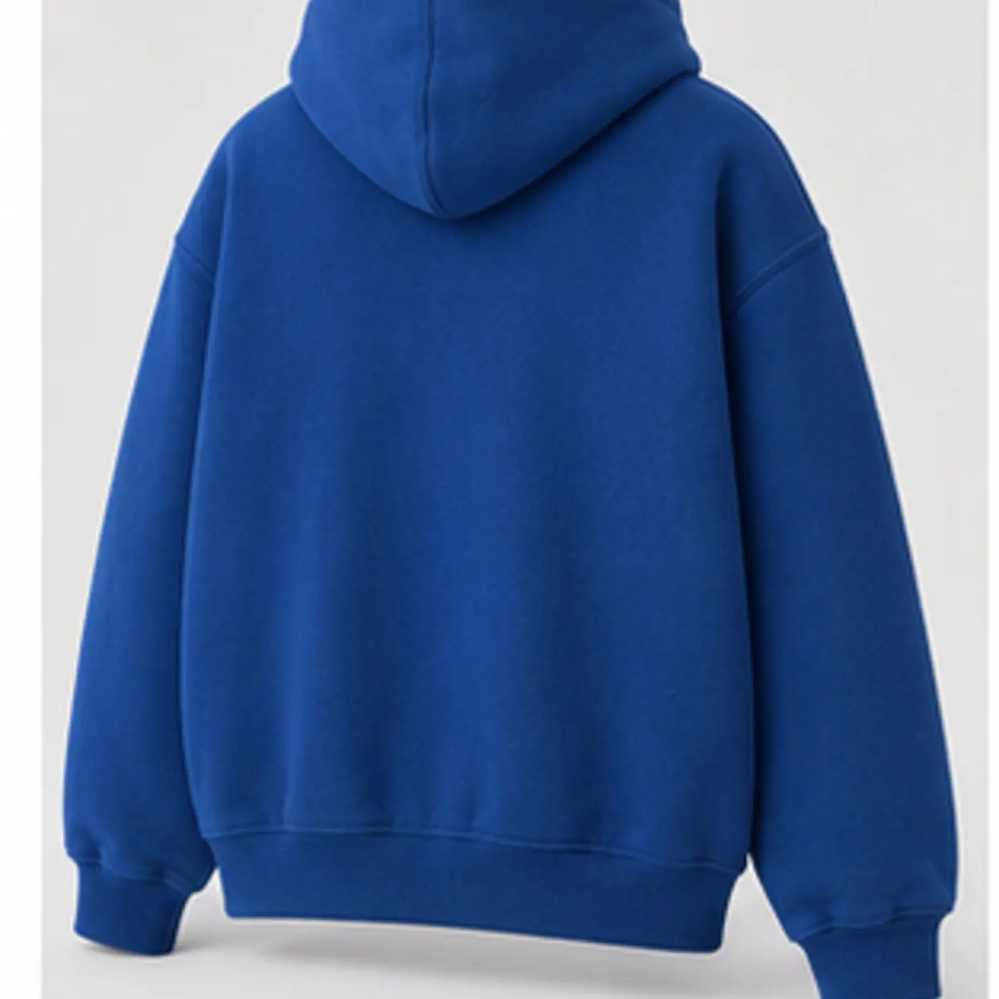 No Limits Cobalt Screen-Print Hoodie — back view
