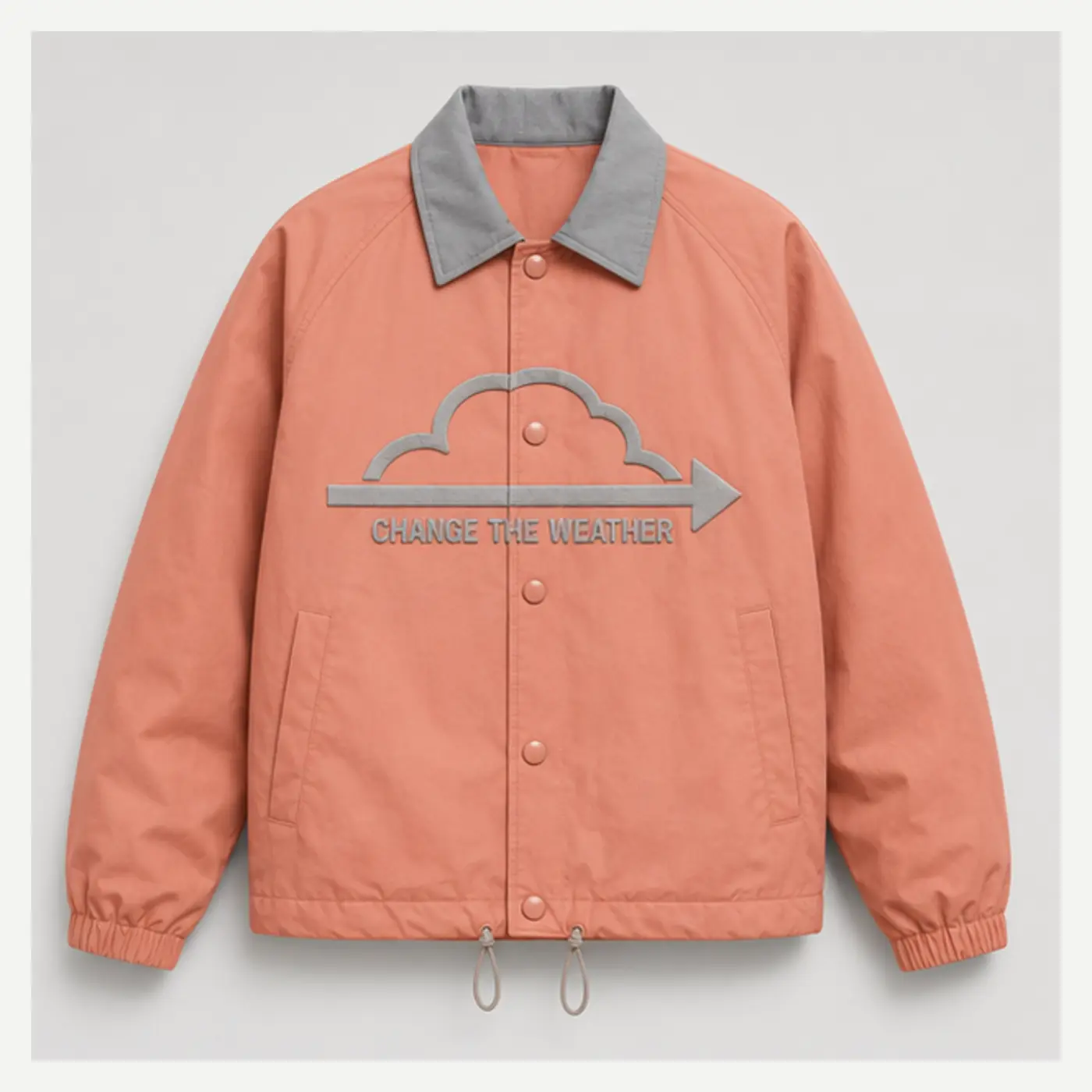 Change The Weather Puff-Print Coach Jacket