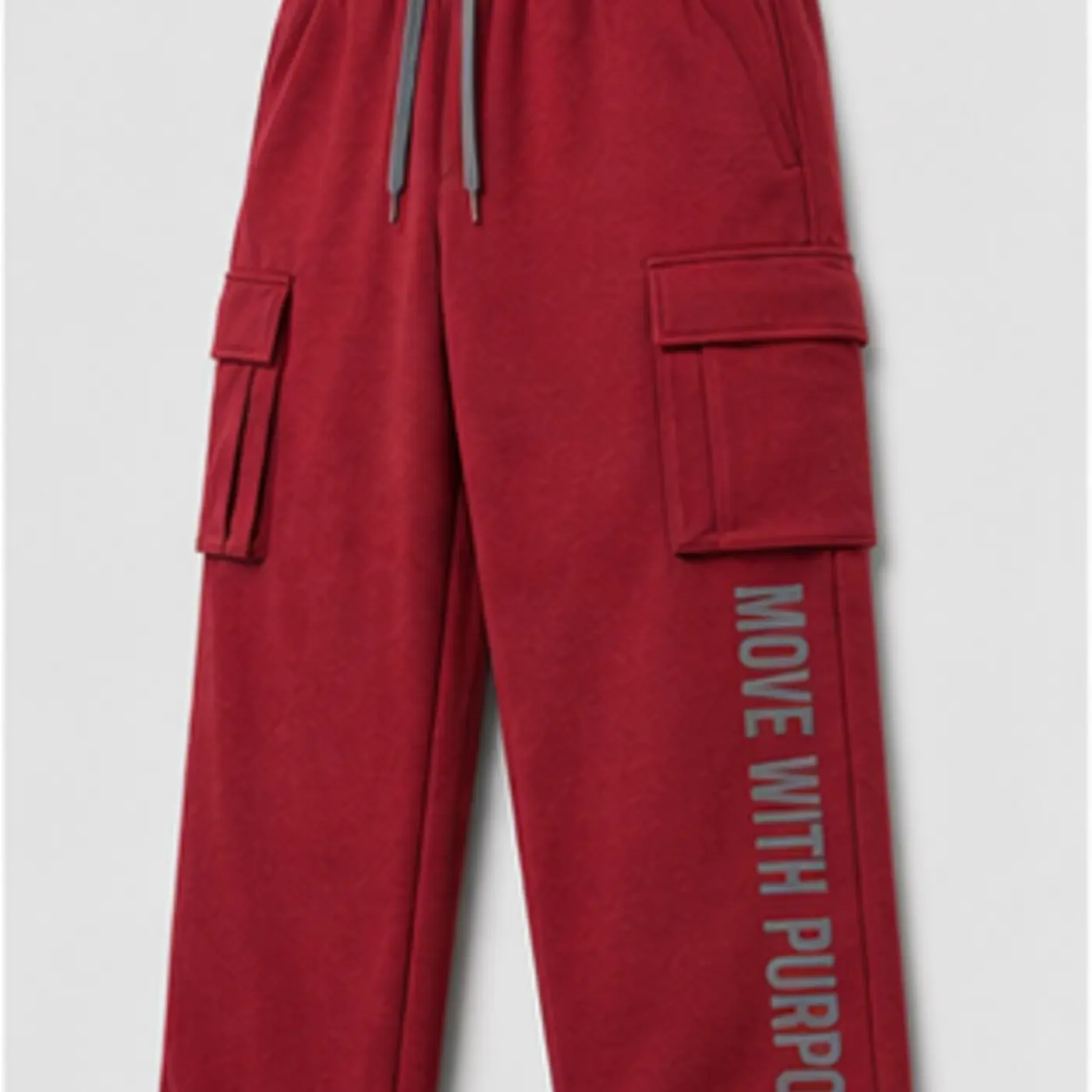 Move With Purpose Wide-Leg Cargo Joggers — three-quarter angle view