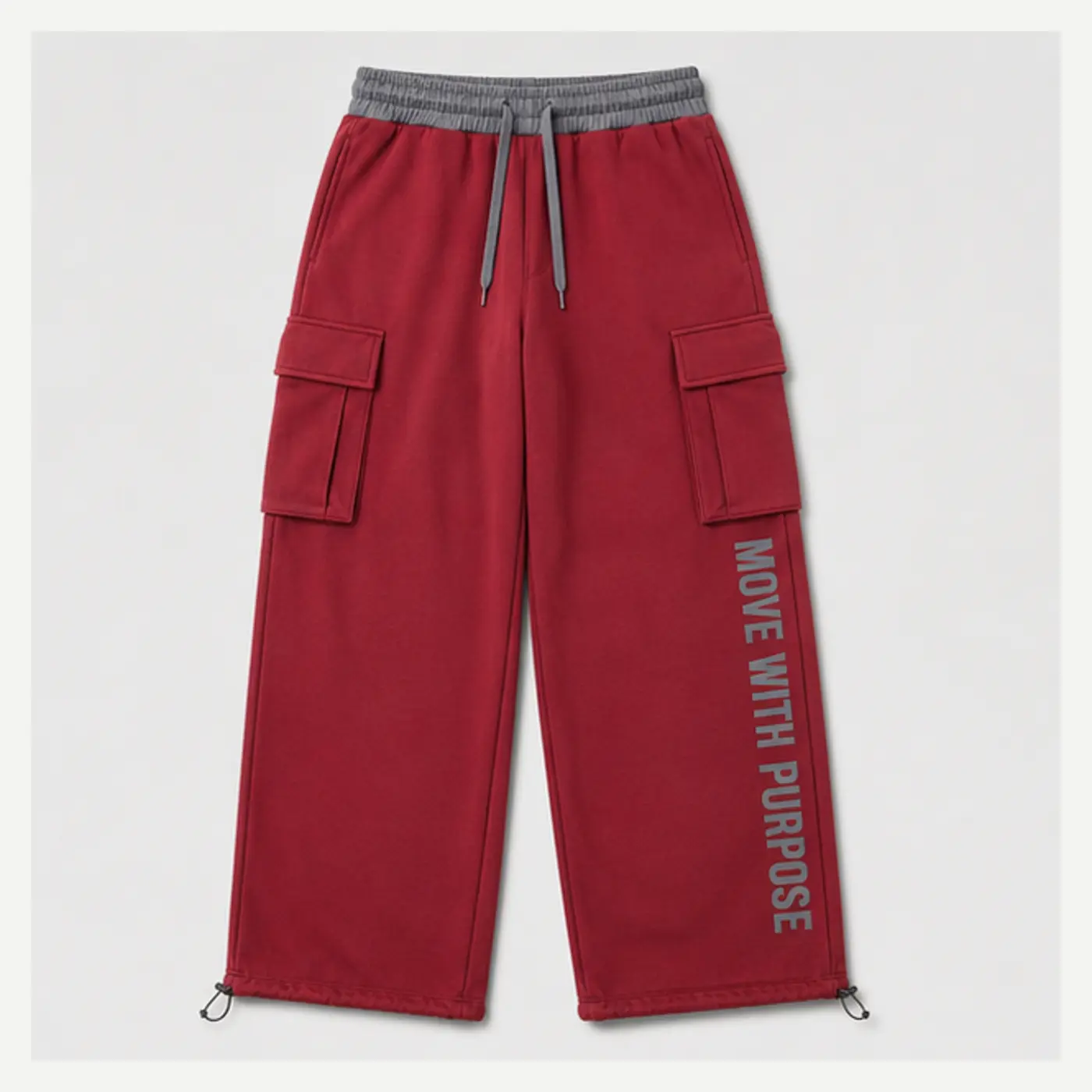 Move With Purpose Wide-Leg Cargo Joggers