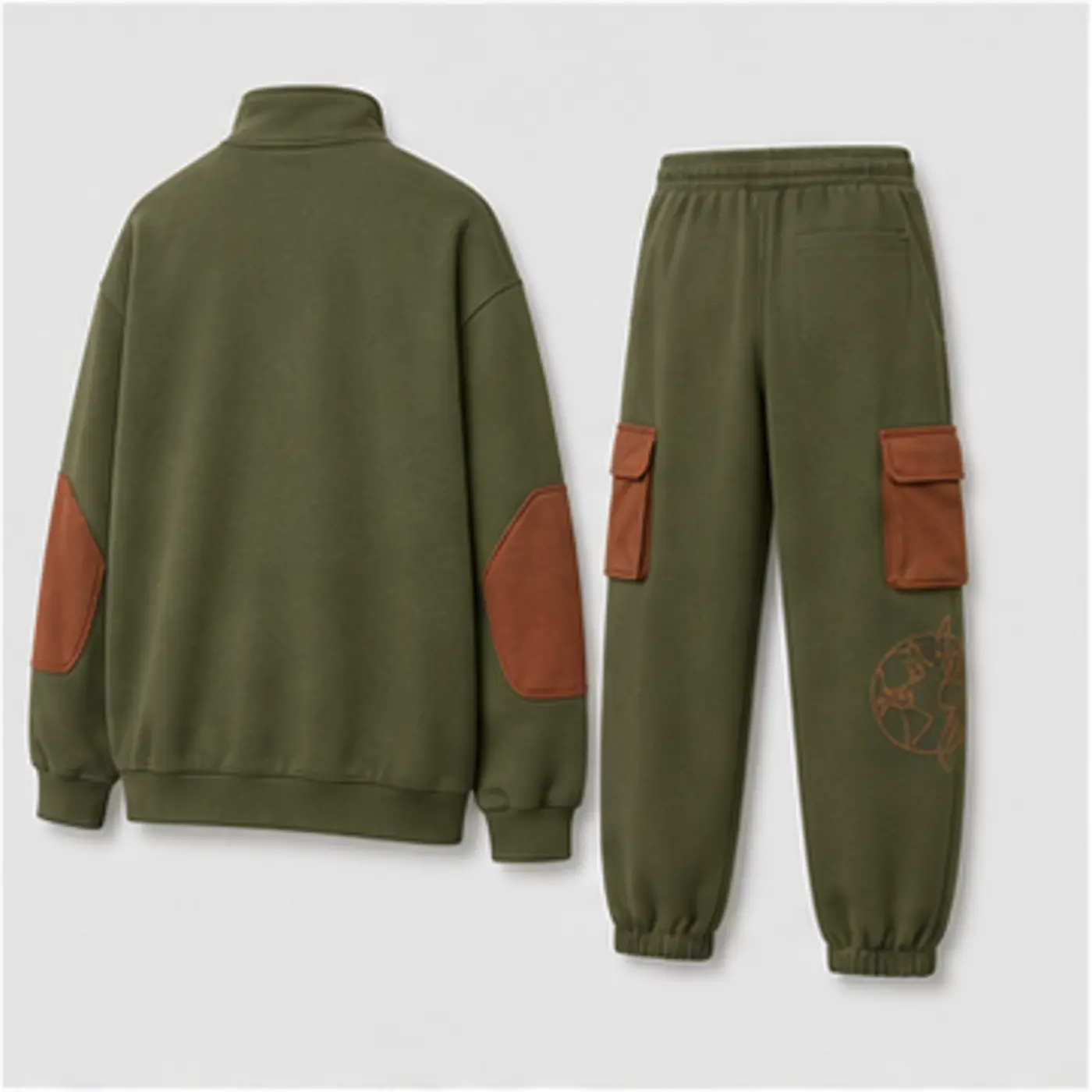 Off The Map Utility Streetwear Set — back view