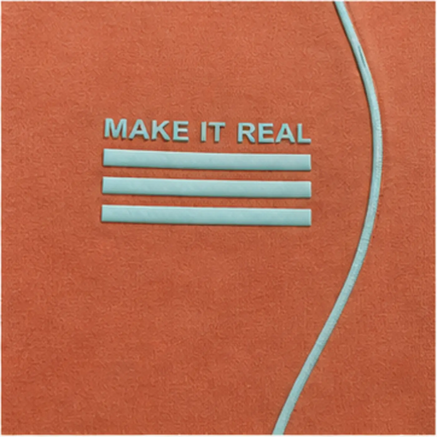 Make It Real Silicone-Print Sweatshirt — fabric and construction details