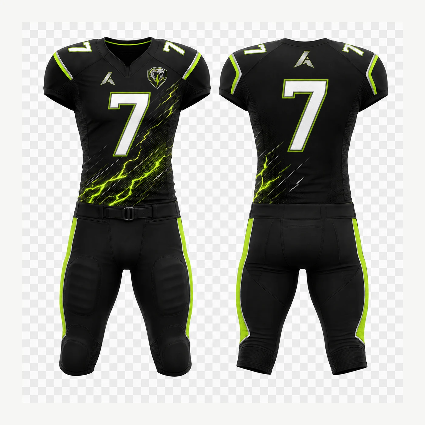 American Football Uniform Reference 02