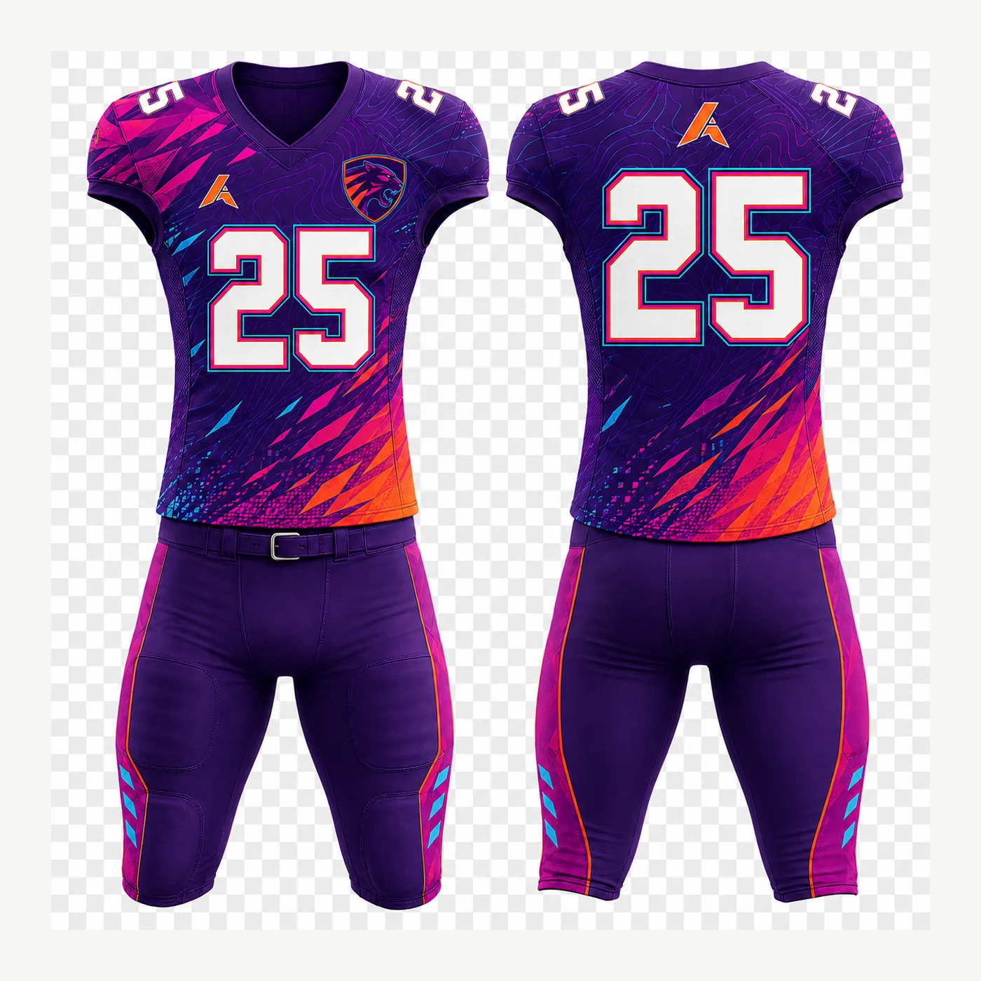 American Football Uniform Reference 03