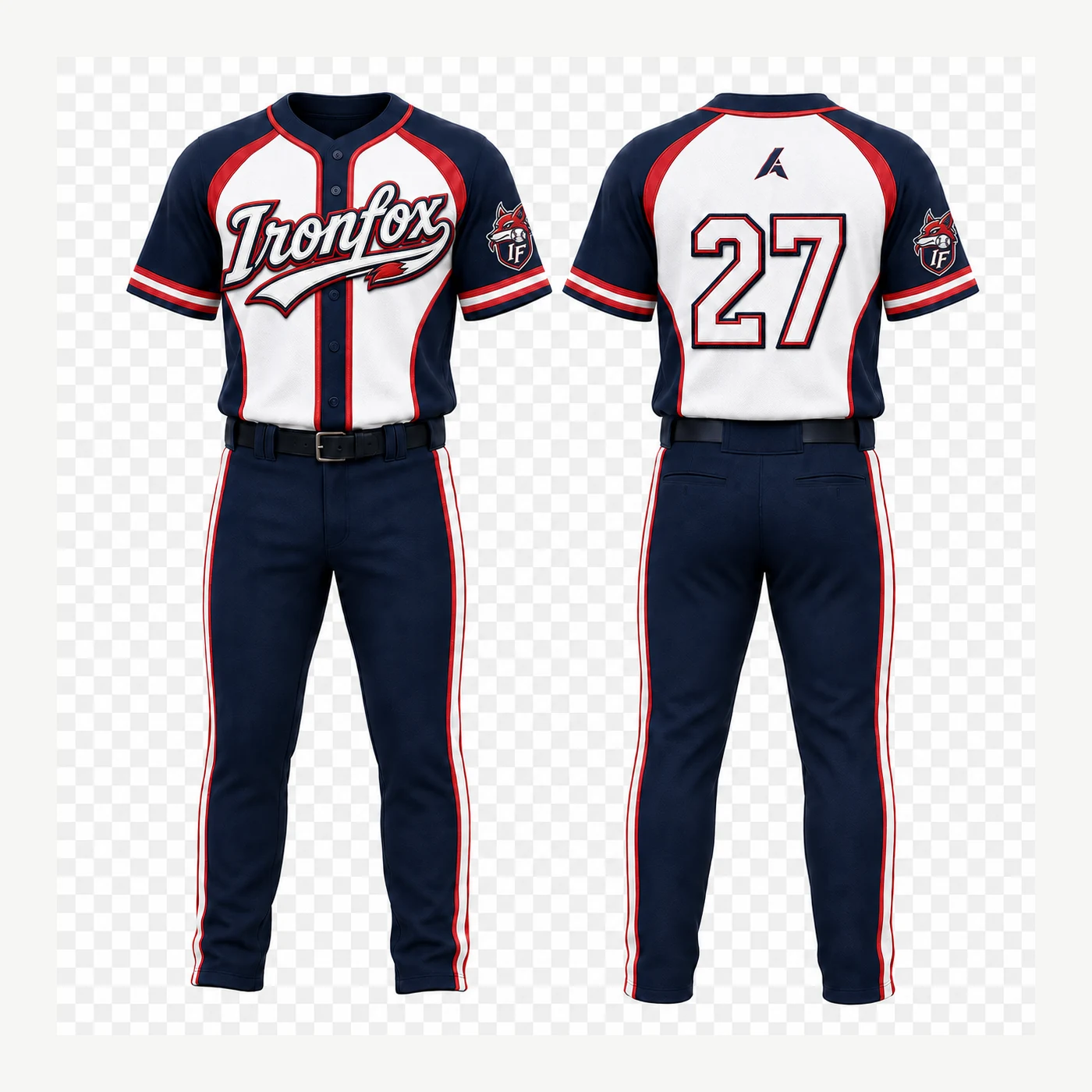Baseball Uniform Reference 02