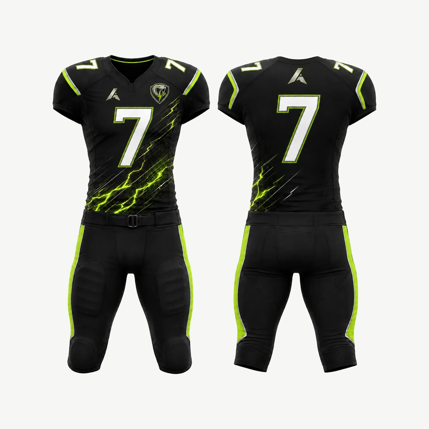 Volt Lightning Football Uniform