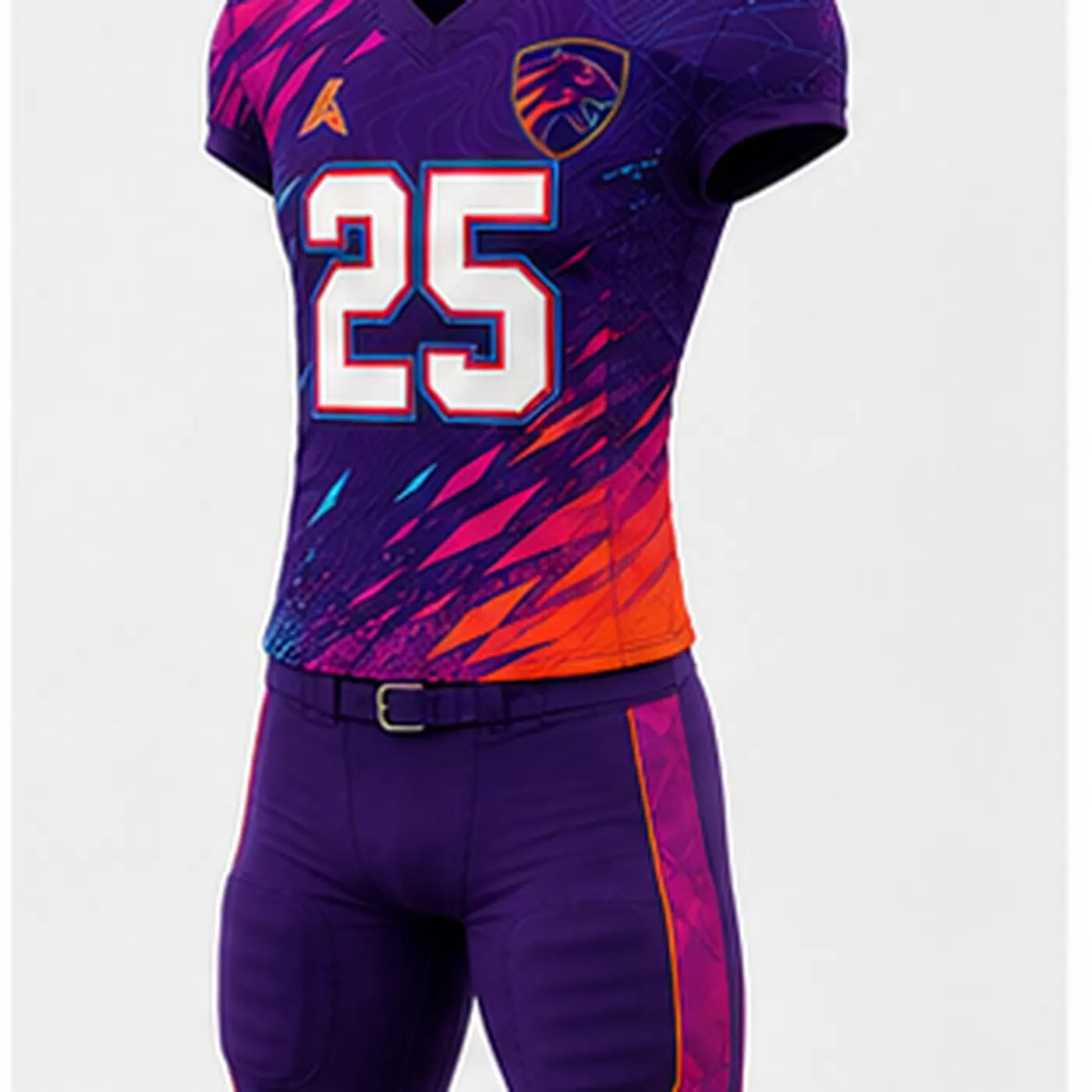 Violet Tech Football Uniform
