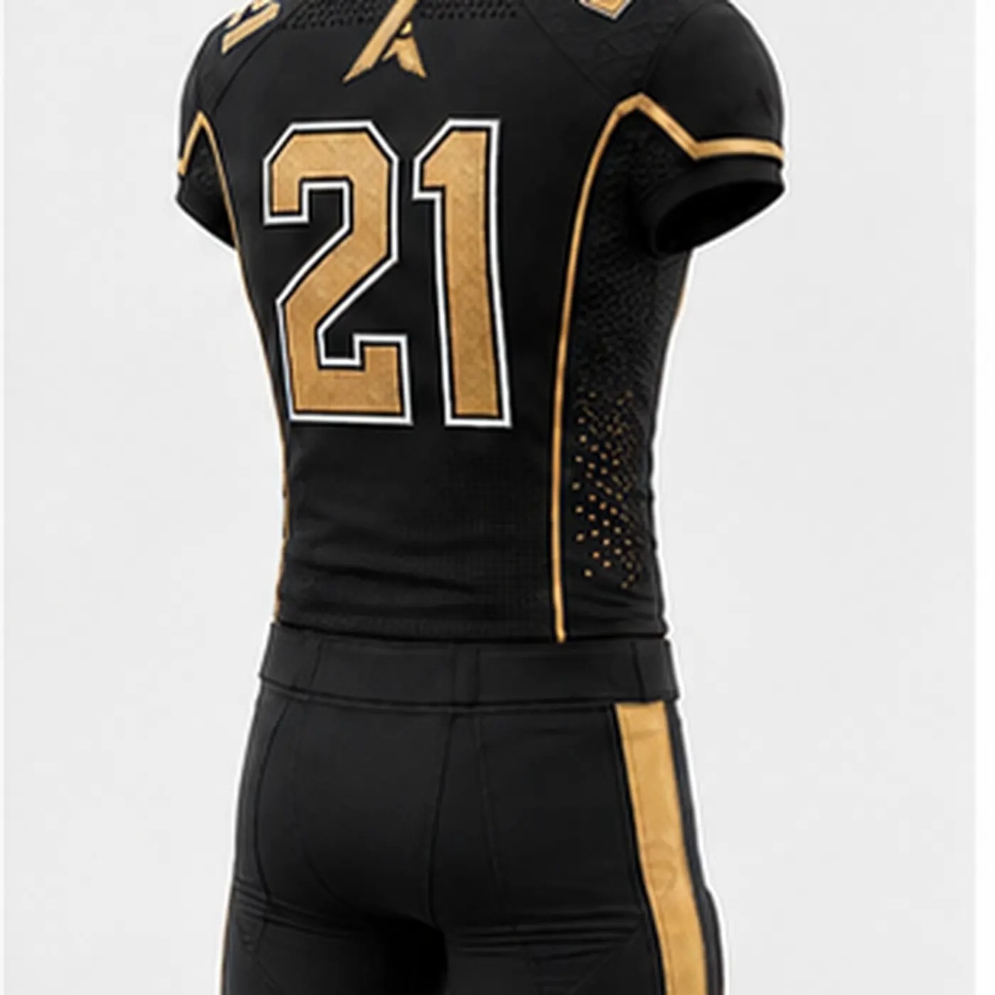 Black Gold Football Uniform
