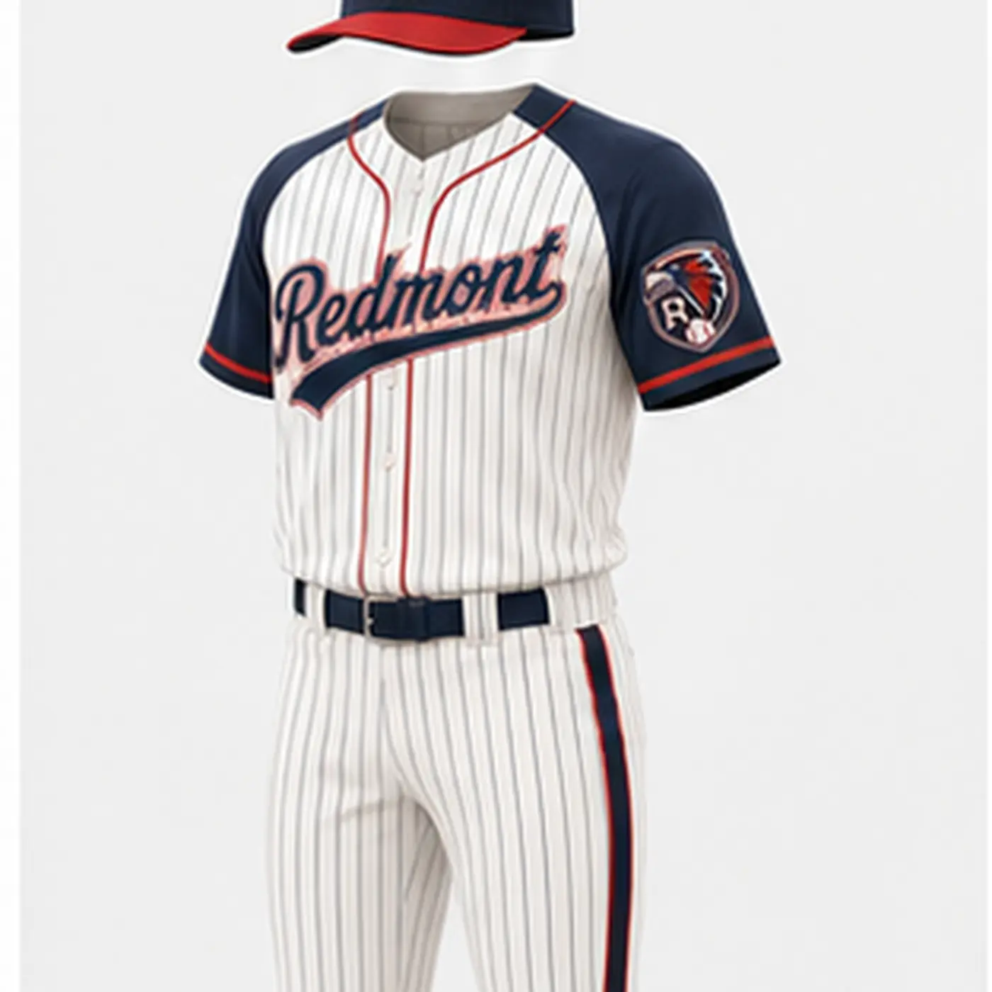 Redmont Pinstripe Baseball Uniform