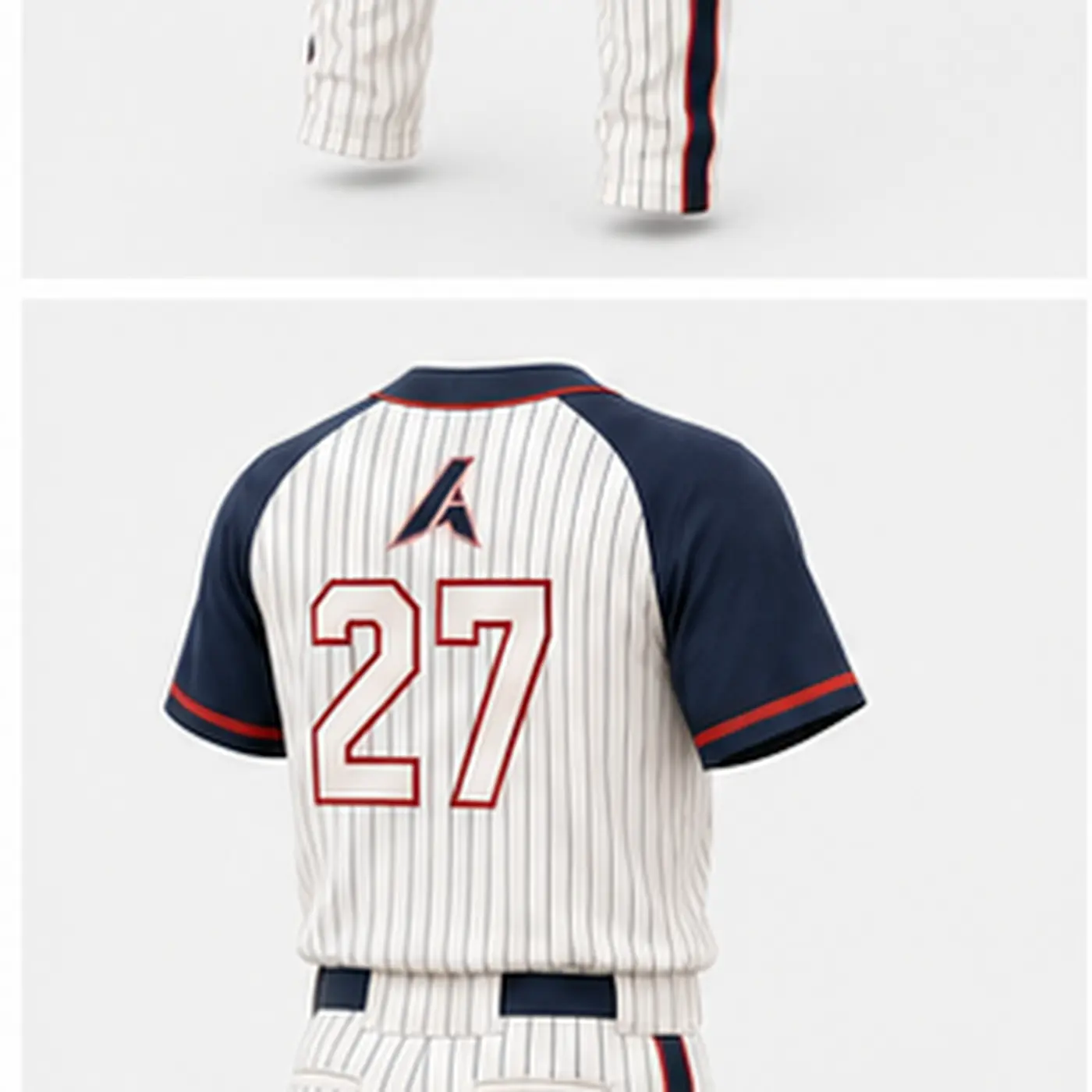 Redmont Pinstripe Baseball Uniform
