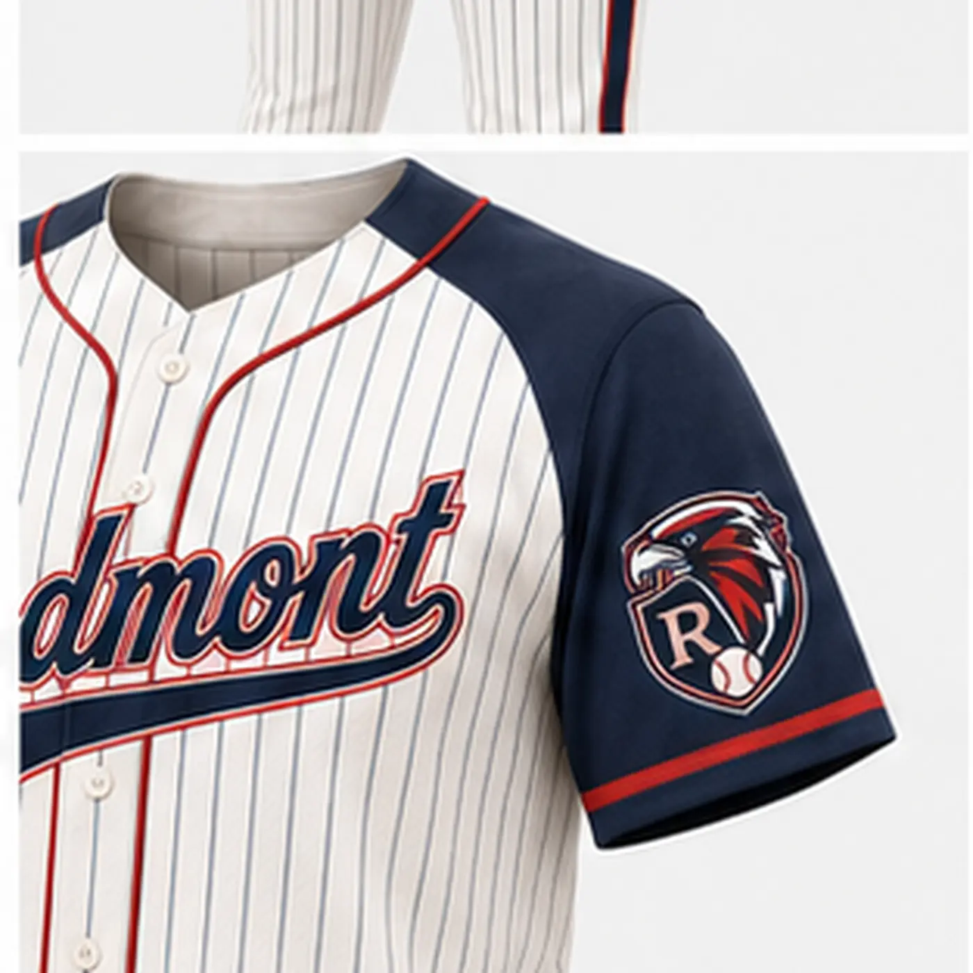 Redmont Pinstripe Baseball Uniform
